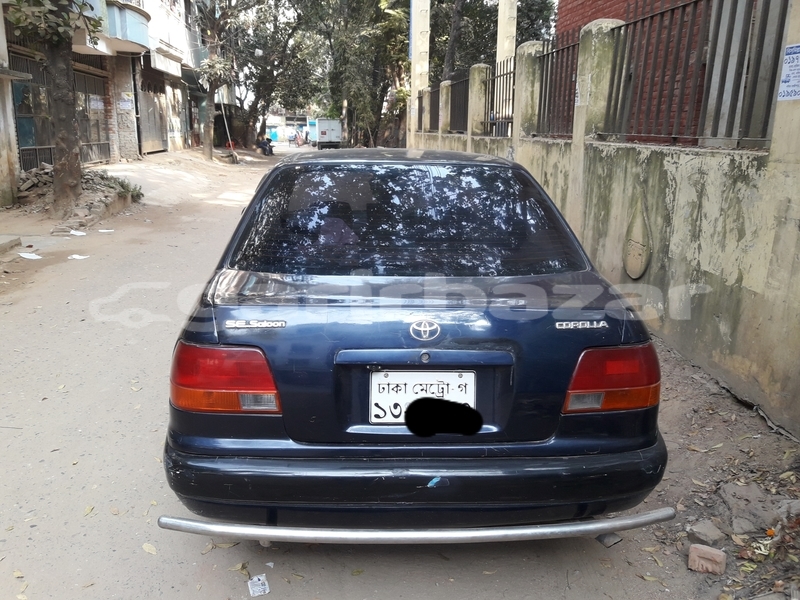 Buy used toyota corolla blue car in dhaka in dhaka garirbazar