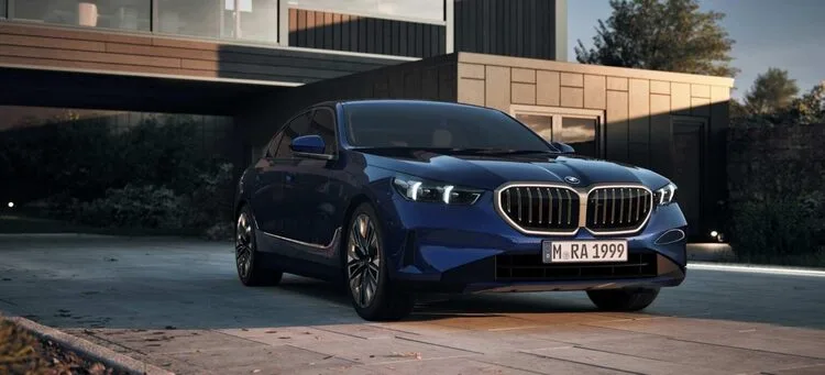 Bmw in blue